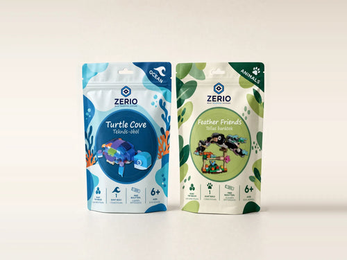 ZERIO Duó csomag – Turtle Cove és Feather Friends építőkészlet