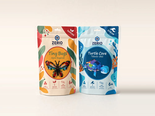 ZERIO Duó csomag – Turtle Cove és Tiny Bugs építőkészlet